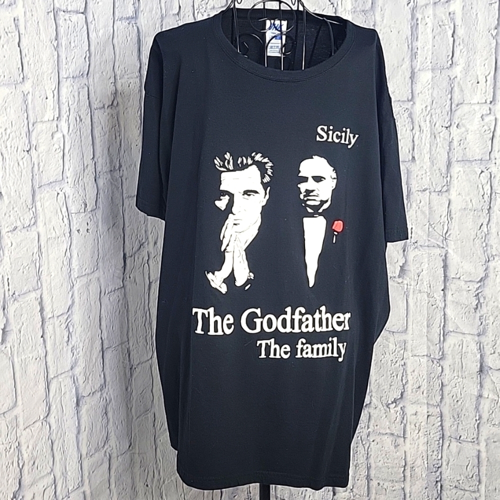 JHK Black and‎ White "The Godfather" Shirt XL